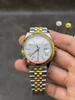 41mm 904L Watches Men Sapphire Glass 126333 Lysande guldstål Två-ton V12 Men's 126334 Cal.3235 Movement Automatic Watch