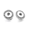 noosa Crystal 12MM Snap Ear Cuff Earrings Mini Button Earring for women Snaps Jewelry