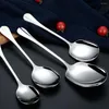 Spoons Bar Cafe Large Restaurant Kitchen Supplies Distributing Rice Tableware Public Spoon Buffet Serving Soup