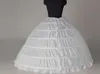 White Bridal Underskirts Slips Cronline 6 Hoops Wedding Petticoats Accessories Ball Gown Bridal Accessories for Wedding Quinceane8958461