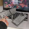 Роскошный блестящий чехол со складной подставкой для iPhone 15 11 12 13 14 Pro Max, простой квадратный гальванический чехол, 1 шт.