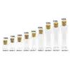 Flessen Mini Met Kurk Stop 10 ml 15 ml 20 ml 25 ml 30 ml 40 ml 50 ml 60 ml Glazen potten Idee voor bruiloft Kleine lege fles Cadeau 6 stuks