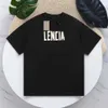 T-shirty marki Męskie T-sens francuskie włoskie projektanta damska moda z literami swobodny letni krótki rękaw odzież plus size 240304