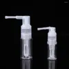 Bottiglie di stoccaggio Flacone spray trasparente vuoto in plastica Pressa per cosmetici Polvere Strumento da viaggio per sottobottiglia per calore pungente