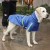 Impermeabili S5XL Impermeabile per animali domestici Mantello per cani di piccole dimensioni Cappotto antipioggia con striscia riflettente Giacca impermeabile Poncho per cuccioli all'aperto