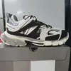 Novo Designer Track Shoes 3.0 Balencaga Homens Mulheres Paris Gomma Trainer Plataforma Light Trainers Tripler S Preto Branco Quente Rosa Mocassins Tracks Runner Sneakers Treinadores