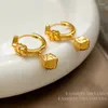 Boucles d'oreilles pendantes pour femmes et filles, bijoux tendance, haute qualité, couleur or, cadeau de fête, accessoires fins, vente