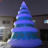 10mh (33ft) Blower ücretsiz kapı gemisi dış mekan aktiviteleri ticari LED aydınlatma devi şişme Noel ağacı hava balonu modeli