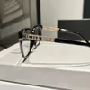 مصمم الأزياء نظارة شمسية للنساء رسالة فاخرة للنساء Goggle enoyeeed eyeglasses
