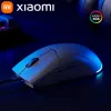 Ratos Xiaomi Game Mouse Lite com luz de fundo RGB 220IPS 4006200DPI ajustável 2m Mouse USB com fio para Windows MacOS PC Tablet