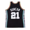 Maillot de basket-ball cousu Tim Duncan 1997-2016 finale maille Hardwoods maillot rétro classique hommes femmes jeunesse S-6XL