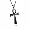 Hänge halsband metall kors halsband män streetwear minimalistiska smycken religion crucifix hänge chokers silver guld färg