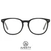Güneş Gözlüğü Çerçeveleri Perçin Retro Optik Gözlükler Çerçeve Erkek Miyopya Reçete Gözlükleri Kadınlar Vintage Yuvarlak Asetat Gözlükler Özel