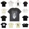 Nuevo estilo Rhude camiseta Diseñador Camisetas para hombre Marea Camiseta impresa Hombres Mujeres Cuello redondo Camiseta de manga corta Casual Moda suelta High Street Hip Hop Styli 856