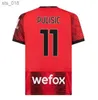 Voetbalshirts GIROUD Voetbalshirts voor volwassenen 2023 2024 AC THEO KESSIE KETELAERE voetbalshirts speler heren kinderkit Uniformi 16-2XLH2434