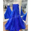 Girl'S Pageant Dresses Lace Dress 2023 Detachable Organza Overskirt Mermaid Long Sleeves Little Kid Birthday Formal Party Gown Toddl Dhq78