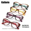 Sonnenbrille 4 Stück Mode Damen Lesebrille Cat Eye Bunte Rahmen Leser Brillen Frauen Presbyopie Brillen 1,0 1,5 2,0 2,5 3,0 3,5