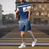 Vêtements pour hommes T-shirt à manches courtes Pantalons Ensembles Sweat-shirt à col rond Costumes Survêtements décontractés T-shirts surdimensionnés Pantalons de survêtement Tenues 240219