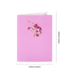 Cymbidium-Orchideen-Popup-Grußkarte mit Umschlag, Blumen-Postkarte, florale Geburtstagskarten, Valentinstagsgeschenke, kreative Heimdekoration 240301