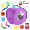 Jouets chat jouets ensemble pliable chaton jouer Tunnel souris forme balles Chat drôle Gatos tente souris fournitures Simulation poisson chat accessoires