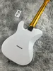 Telecast Electric Guitar,Pearl white imported paint, imported alder body, Canadian maple neck, lightning package