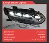 LED Daytime Running Head Lamp för Honda Accord Headlight 2018-2021 Turn Signal Dual Beam Light Projector Lens