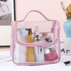 PVC Transparent Makeup For Women's Instagram Style Portable Waterproof Travel Storage Wash Bag 264265