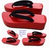 فستان أحذية كوز بلاي للنساء أسود مطلي بكعب مسطح كعب اليابان Geta Classic Flops Flops الشاطئ Slippers Summer Wood Sandals