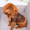 Cão vestuário casaco de inverno jaqueta roupas quentes roupa filhote de cachorro traje pomeranian poodle bichon schnauzer roupas para animais de estimação dropship