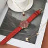 28% korting op horloge Horloge Koujia Rabbit Year Zodiac Limited Fashion Ronde wijzerplaat Chinese stijl Dames Klein Rood