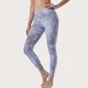 ALO -88 Nouveau pantalon de yoga sans fil maladroit pour les pantalons serrés à la taille de teinture de cravate pour femmes