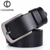 Belts Ccoolerfire High Qualit Genuine Leather Belt New Designer Men Belts Cowskin Fashion for Jeans