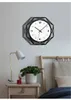 Wall Clocks Modern Acrylic Black And White Transparent Clock Home Decoration Study Office Bedroom Living Room Decor Fashion Watches