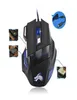 Mouse da gioco cablato USB ottico a 7 pulsanti LED da 5500 DPI per PC portatile3002377