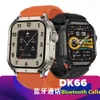 DK66 Smart Watch Tela HD de 1,95 polegadas Bluetooth Chamadas Taxa de Pressão Arterial Oxigênio no Sangue Monitoramento de Saúde Lembrete de Informações Esportes ao Ar Livre Relógio RDFit APP
