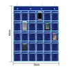 Borse portaoggetti Tabella tascabile per aula numerata 30 tasche multiuso con numero organizer da appendere per armadio di casa, armadio, camera da letto, dormitorio