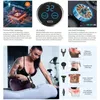 Massage Gun 32 Speed ​​Deep Tissue Percussion Muscle Massager Fascial Gun For Pain Relief Body and Neck Vibrator Fitness 240227