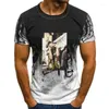 Fatos de treino masculinos Ace Ventura Camiseta de manga curta Cool Casual Camiseta