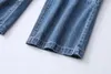 Jesienne dżinsy damskie i zimowe damskie dżinsy europejska moda w Ameryce luźne szerokie nogi dżinsowe kombinezony w wieku 240304