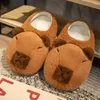 Hausschuhe Niedliche Capybara Plüsch Cartoon Schöne Capibara Popping Circle Weiche Kuscheltiere Plüschschuhe Winter Indoor Warm Slipper