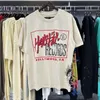 Hellstar gömlek Hellstar T-Shirt Erkek ve Kadın Tasarımcı T-Shirt, Vintage Cehennem Yıldızı, Şık Yemeli Kumaş Sokak Graffiti Oyma Folyo Erkekler Plus 129