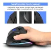 Souris pour ZELOTES souris de jeu verticale souris Rechargeable 10000DPI souris de joueur ergonomique réglable USB filaire souris optique rvb