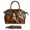 Вечерние сумки высшего качества из натуральной кожи, женская дизайнерская кофейная сумка, сумка через плечо Ybfor, женская элегантная сумка-тоут 804217 Yb
