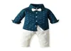Tem Doger Комплекты детской одежды Осенние рубашки с героями мультфильмов для новорожденных и штаны 2 шт. для маленьких мальчиков Спортивная одежда 210309 648 Y21652586