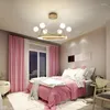Candelabros 2024, candelabro de corona LED de lujo moderno, iluminación encantadora para habitación de niños, lámpara de techo colgante AC220V /110V