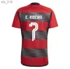 Soccer Jerseys Flamengo 2023 2024 VIDAL ARRASCAETA GABI Football Shirts PEDRO B.HENRIQUE E.RIBEIRO Kids Kit Camisa Outubro RosaH2434