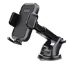 Sucker Universal 360 Justerbar bil Mobiltelefonmontering Multifunktion Bil Windcreen Dashboard Mount Telefonhållare biltelefon Holder