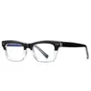 Sunglasses GENEVIEVE Classic Square Frame Geometric Design Blue Light Protection Glasses Pochromic Customizable Prescription PFD2191