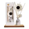 Doft 30 ml Fresh Air Office Aromatherapy Stick Fragrance Rattan Ball Reed Diffuser Set Sun Flower Gift Home Badrum Dekoration Set