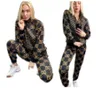 Designer Kvinnor Tracksuits Cardigan Zipper Jacket Pullover Jogger Pants Luxury G Letter Print Two Piece Set Women's Clolthing